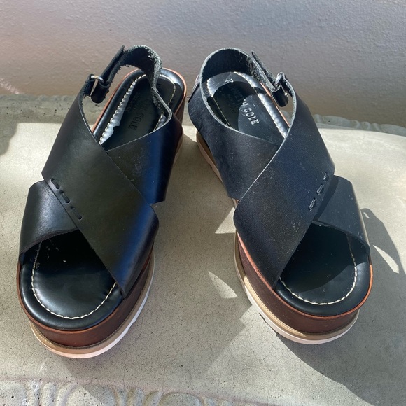 Kenneth Cole Mila Black Sandals 8.5 - Picture 4 of 9